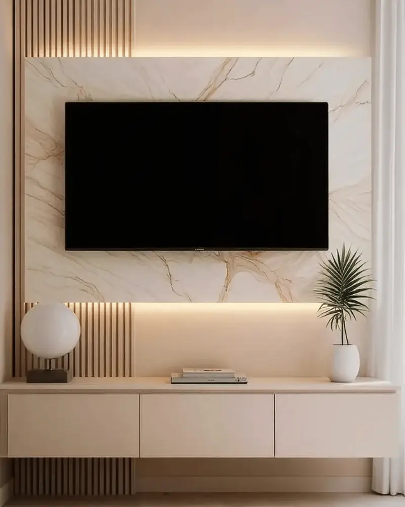 TV Cabinet & Feature Wall